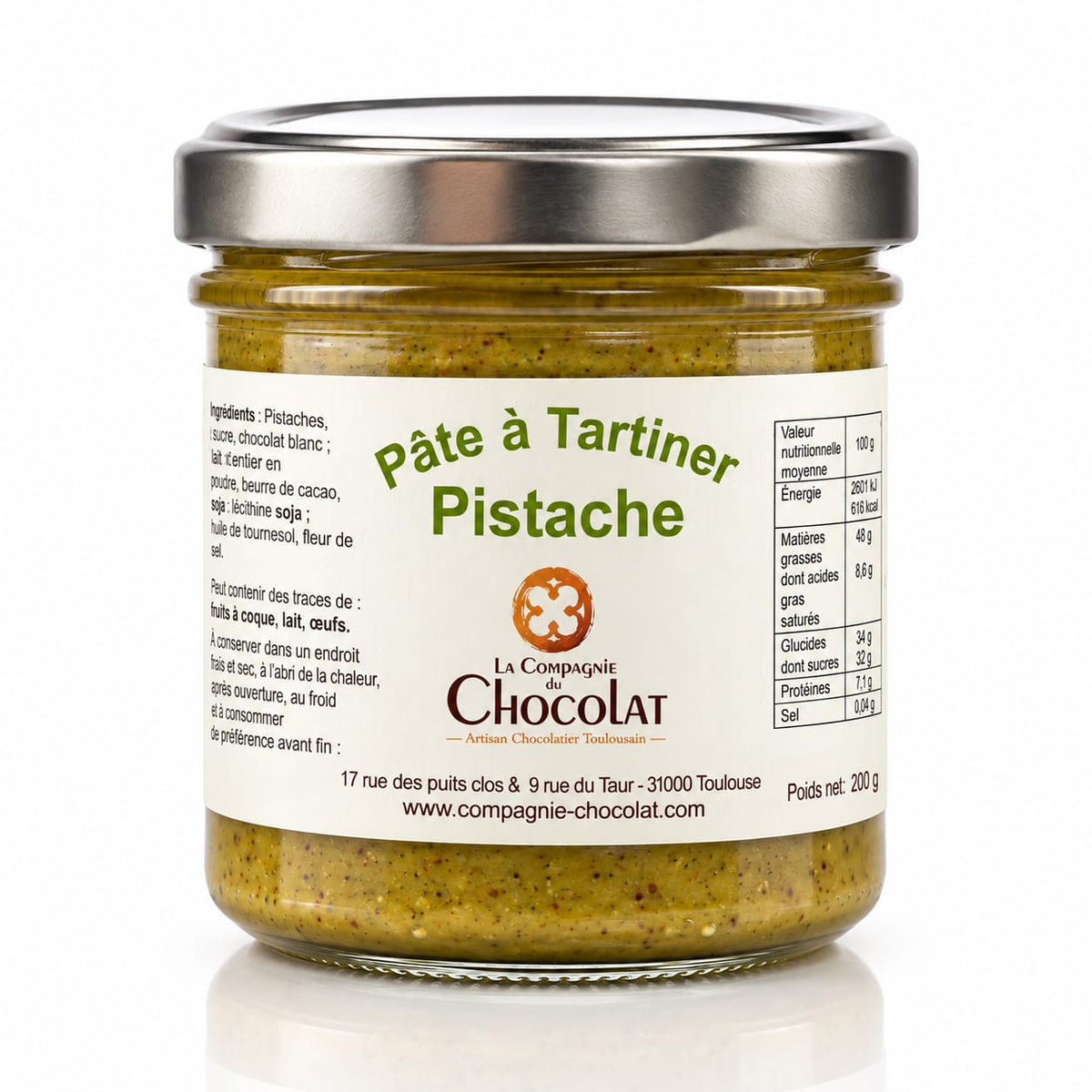 Pate à tartiner pistache