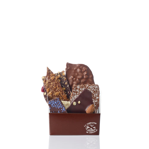 Composition de feuilles de chocolats -130grs
