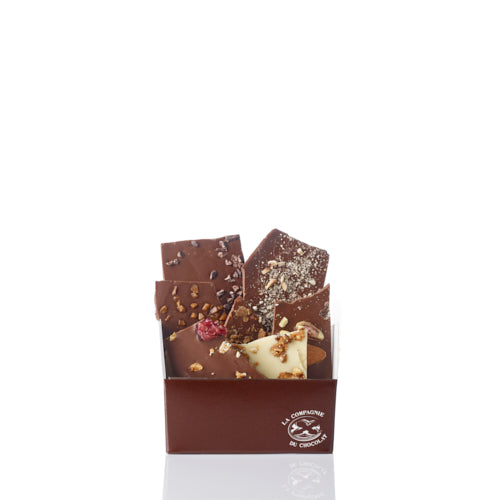 Composition de feuilles de chocolats -130grs
