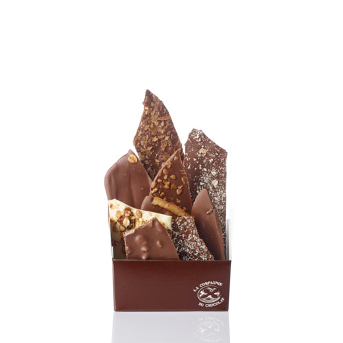 Composition de feuilles de chocolats - 155 grs
