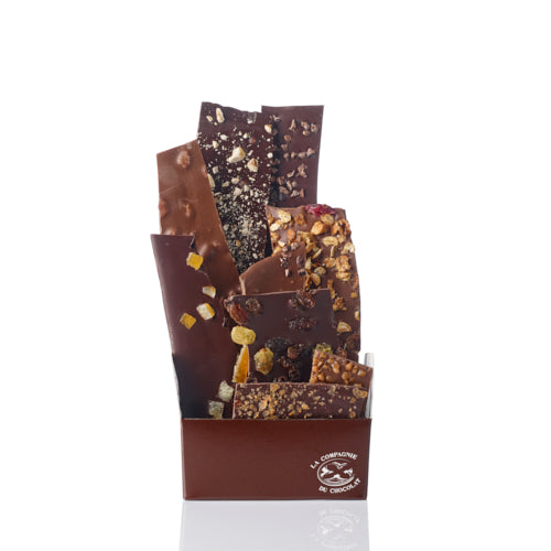 Composition de feuilles de chocolats - 210 grs