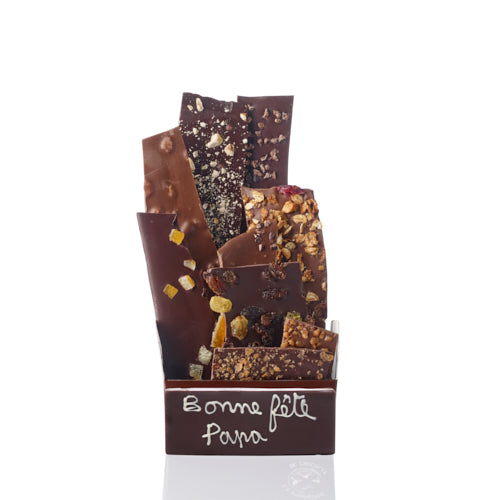 Bouquet de chocolats assorties-210 grs Bonne fête Papa