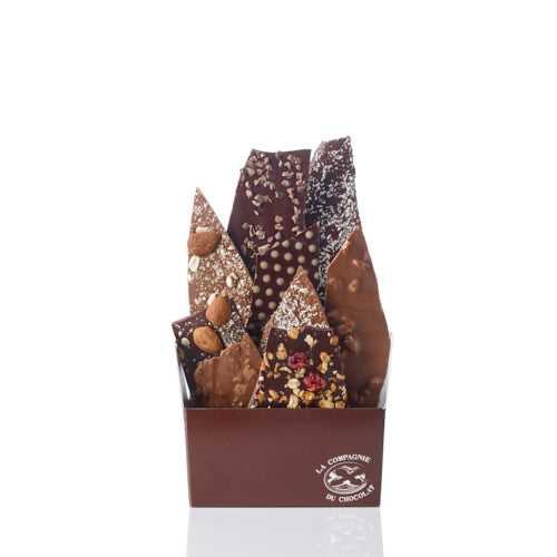 Composition de feuilles de chocolats - 260 grs