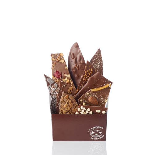 Composition de feuilles de chocolats - 260 grs