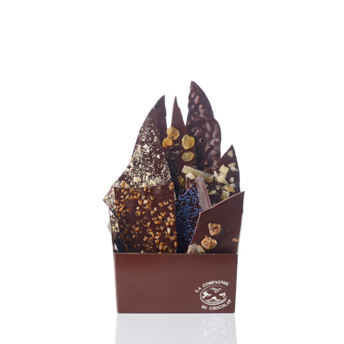Composition de feuilles de chocolats - 260 grs
