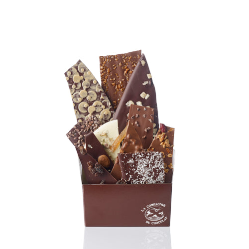 Composition de feuilles de chocolats - 325 grs