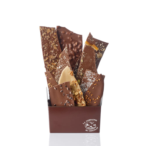 Composition de feuilles de chocolats - 325 grs