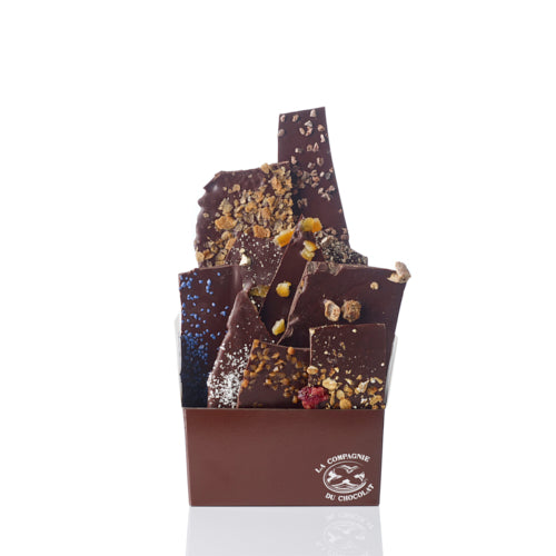 Composition de feuilles de chocolats - 325 grs