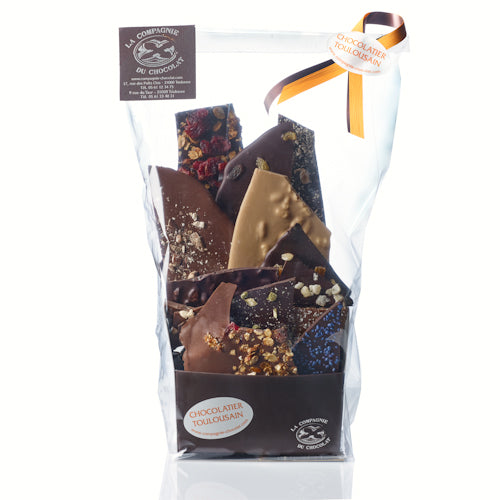 Composition de feuilles de chocolats - 325 grs