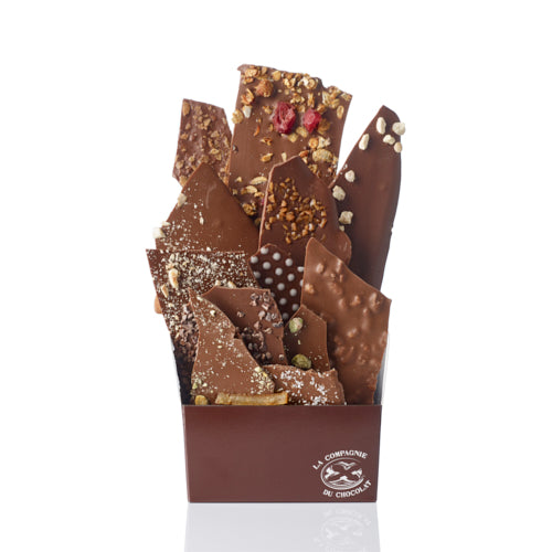Composition de feuilles de chocolats - 390 grs