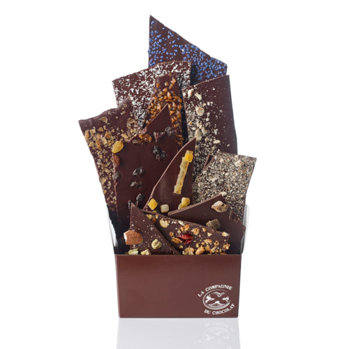 Composition de feuilles de chocolats - 390 grs