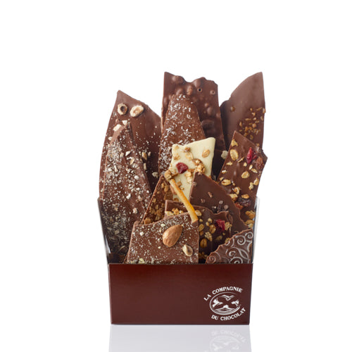 Composition de feuilles de chocolats - 520 grs