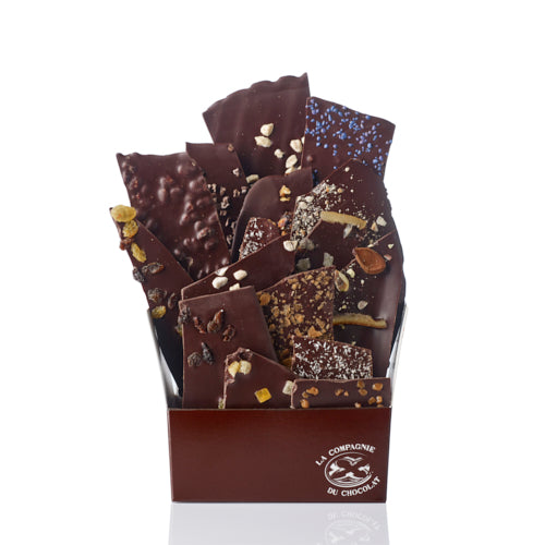 Composition de feuilles de chocolats - 520 grs