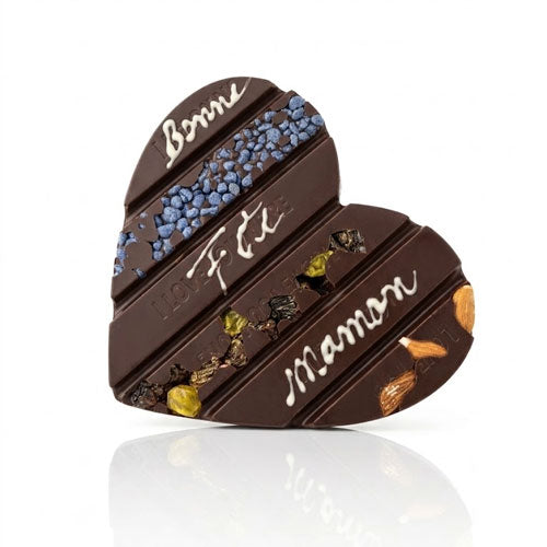 Coeur mendiant Chocolat  noir ou lait