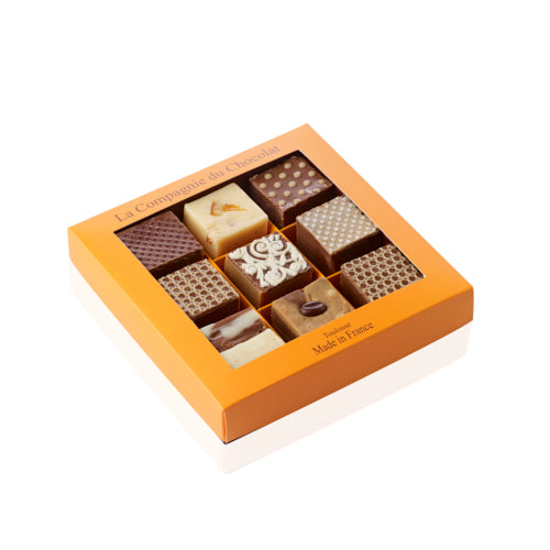 Boite de 9 fudges chocolat au lait - 320 grs