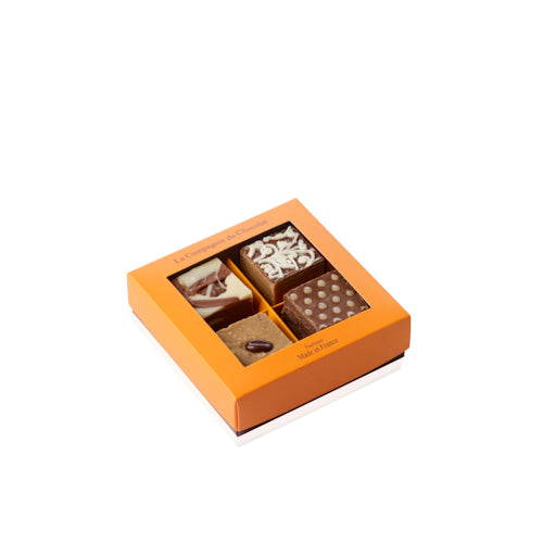 Boite de 4 fudges chocolat au lait - 140 grs