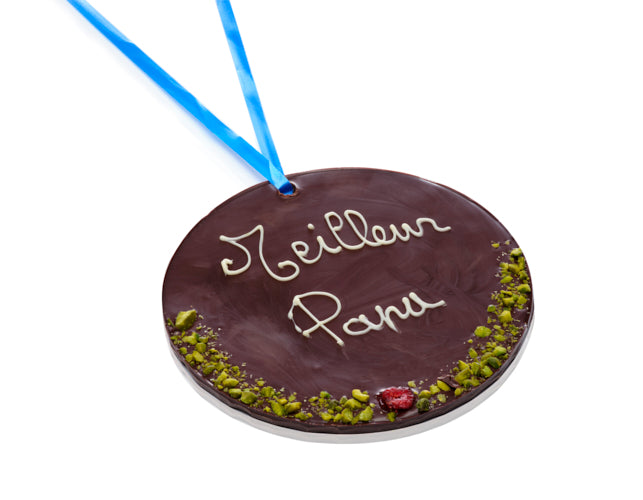 Médaille en chocolat noir Meilleur Papa