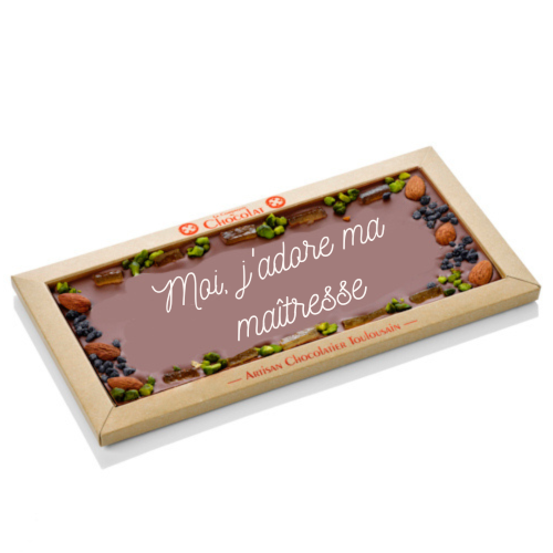 Moi, j'adore ma maîtresse chocolat lait