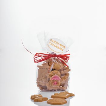 SACHET FRITURE DE NOËL EN CHOCOLAT DULCE 100 GRS