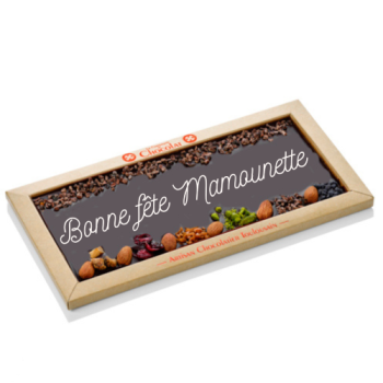 Bonne fête Mamounette chocolat noir 