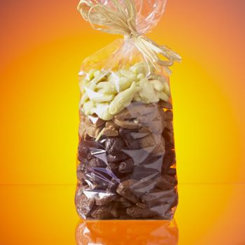 SACHET FRITURE DE PAQUES EN CHOCOLAT NOIR, LAIT ET BLANC 1 KG