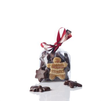SACHET FRITURE DE NOËL EN CHOCOLAT NOIR 100 GRS