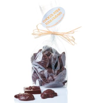 SACHET FRITURE DE PAQUES EN CHOCOLAT NOIR 100 GRS