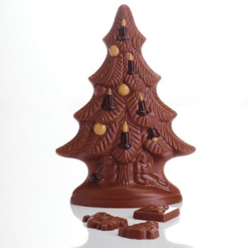 SAPIN CHOCOLAT AU LAIT GARNI