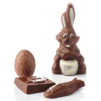 PETIT TAM-TAM LE LAPIN CHOCOLAT AU LAIT GARNI 