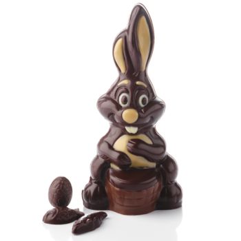 TAM-TAM LE LAPIN CHOCOLAT NOIR GARNI