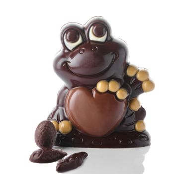 LOUISE LA GRENOUILLE CHOCOLAT NOiR GARNIE