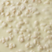 white chocolate with puffed rice