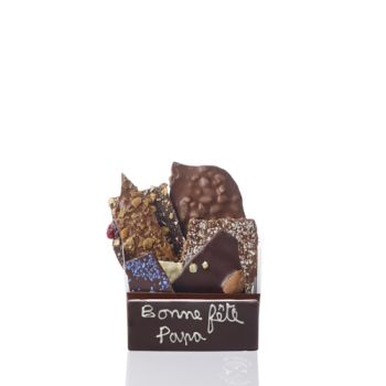 Bouquet de chocolats assorties-145 grs Bonne fête Papa