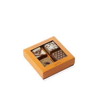 Boite de 4 fudges chocolat au lait - 140 grs